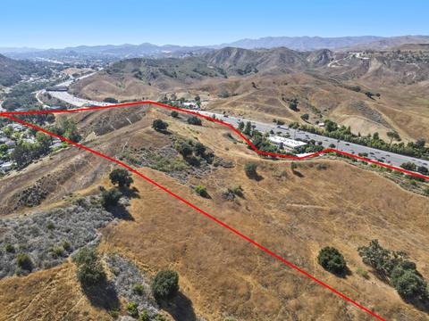 The ridge and the Santa Monica Mountains